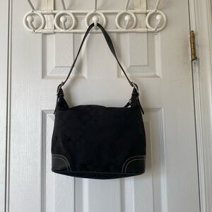 Women’s Coach Black Logo Pre-Owned Purse